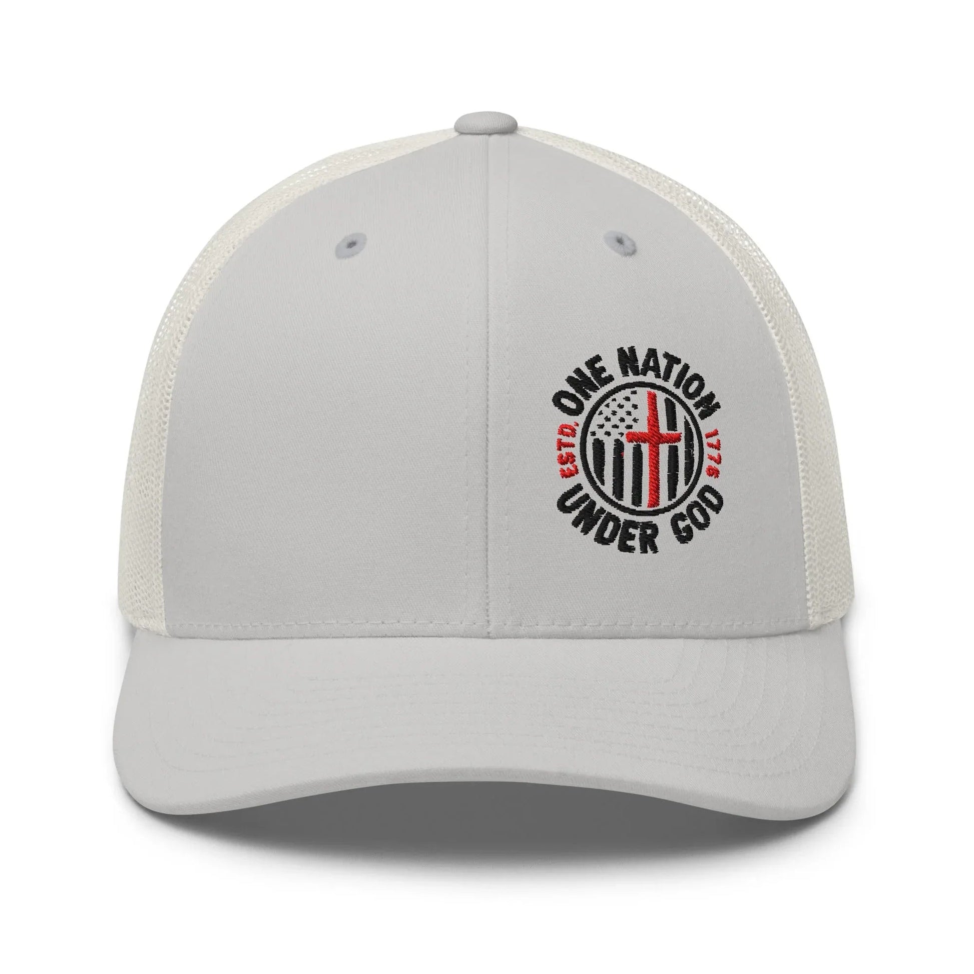 One Nation Under God - Patriotic Snapback Trucker Cap - SKULLFURY MERCH