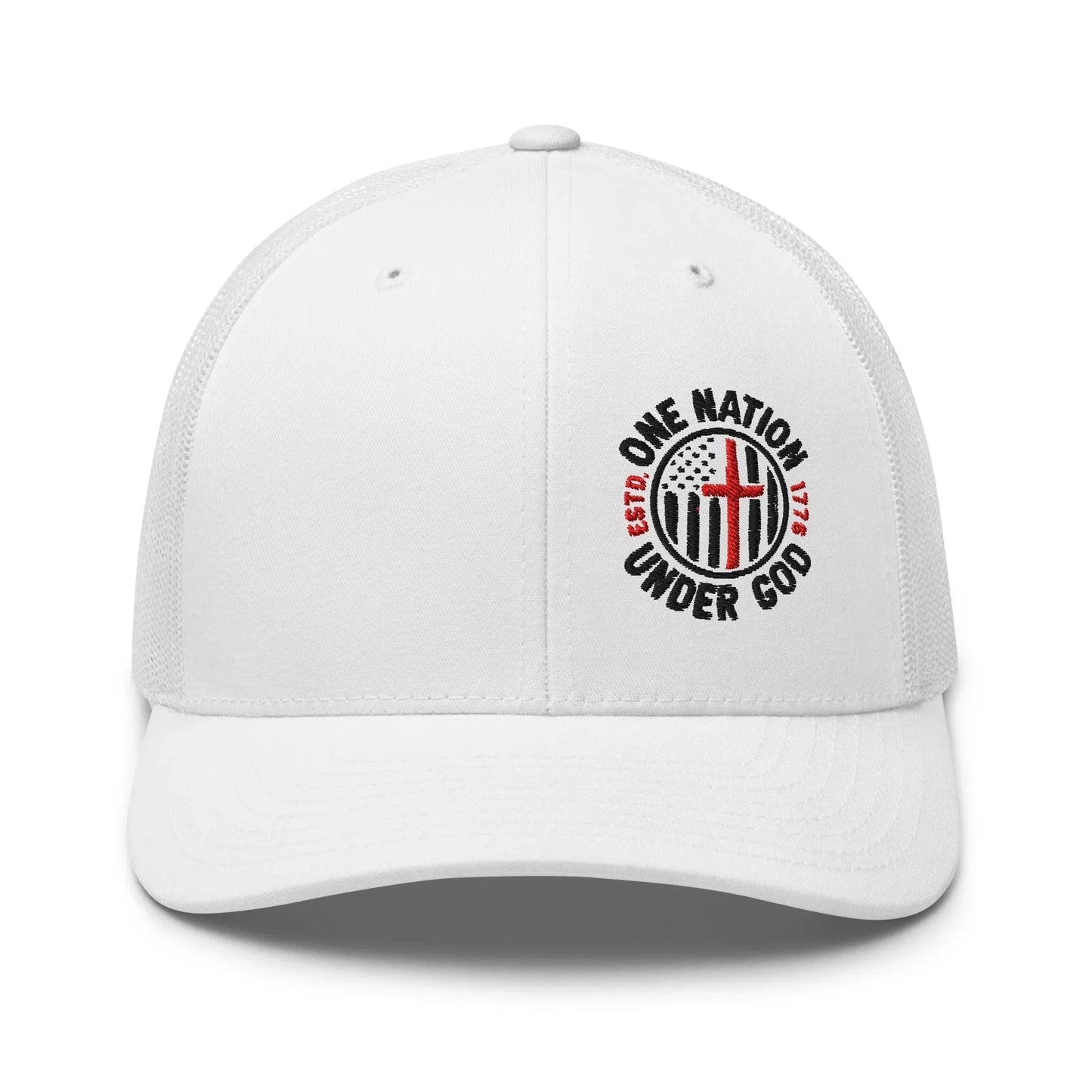 One Nation Under God - Patriotic Snapback Trucker Cap - SKULLFURY MERCH