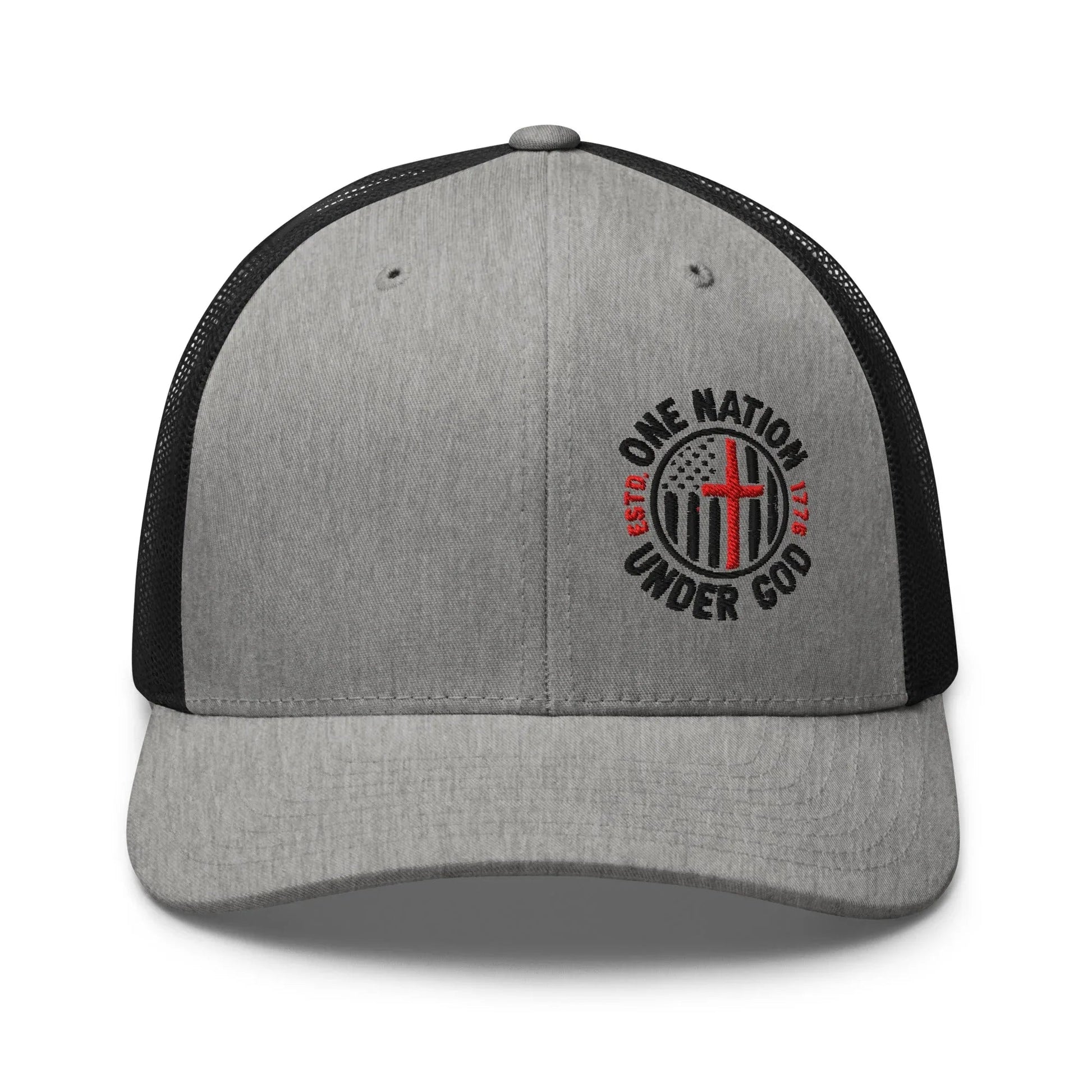 One Nation Under God - Patriotic Snapback Trucker Cap - SKULLFURY MERCH