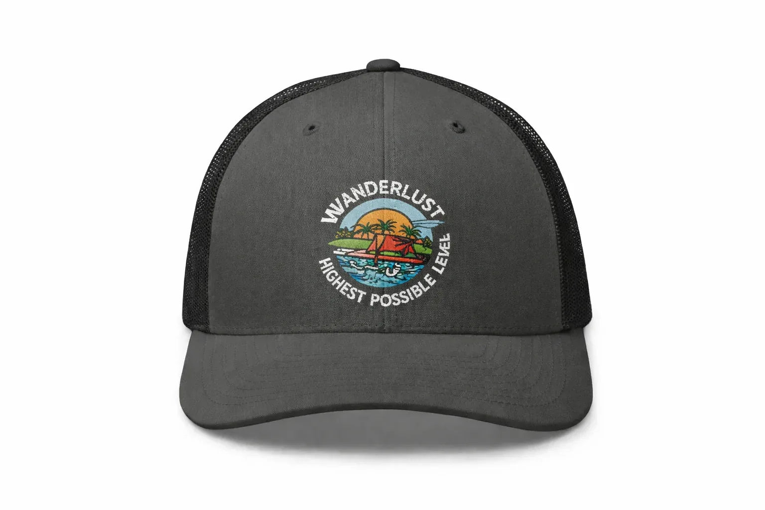 One Nation Under God - White Embroidery - Patriotic Snapback Trucker Cap - SKULLFURY MERCH