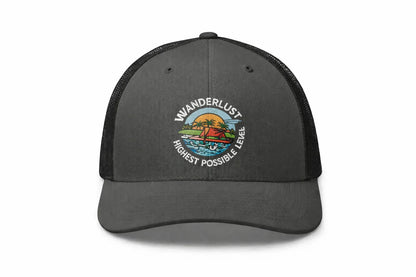 One Nation Under God - White Embroidery - Patriotic Snapback Trucker Cap - SKULLFURY MERCH