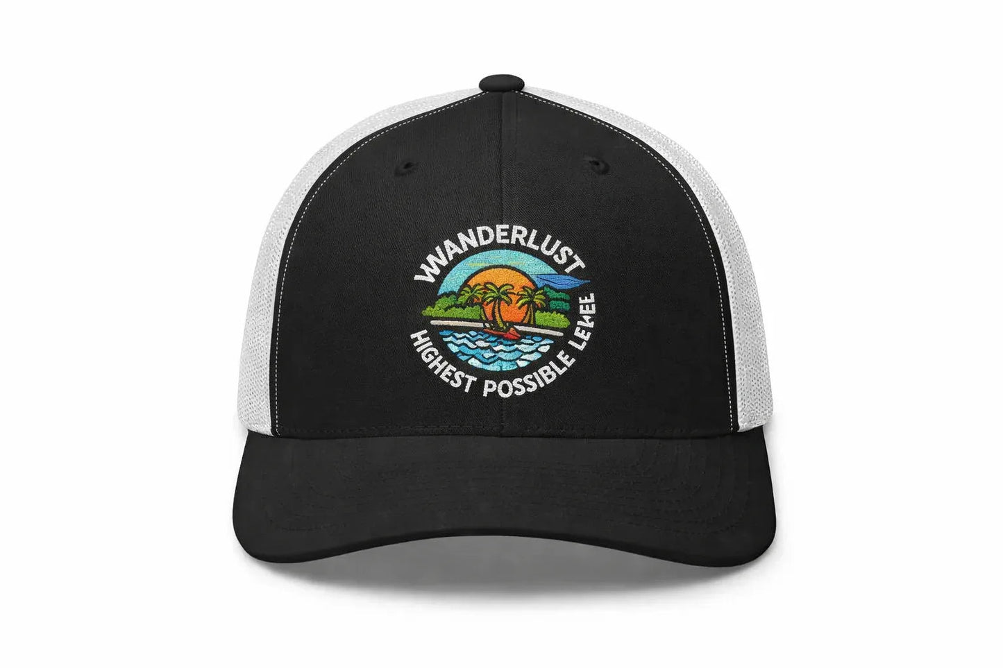 One Nation Under God - White Embroidery - Patriotic Snapback Trucker Cap - SKULLFURY MERCH