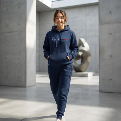The Paris Urban Streetwear Fleece Tracksuit Set
