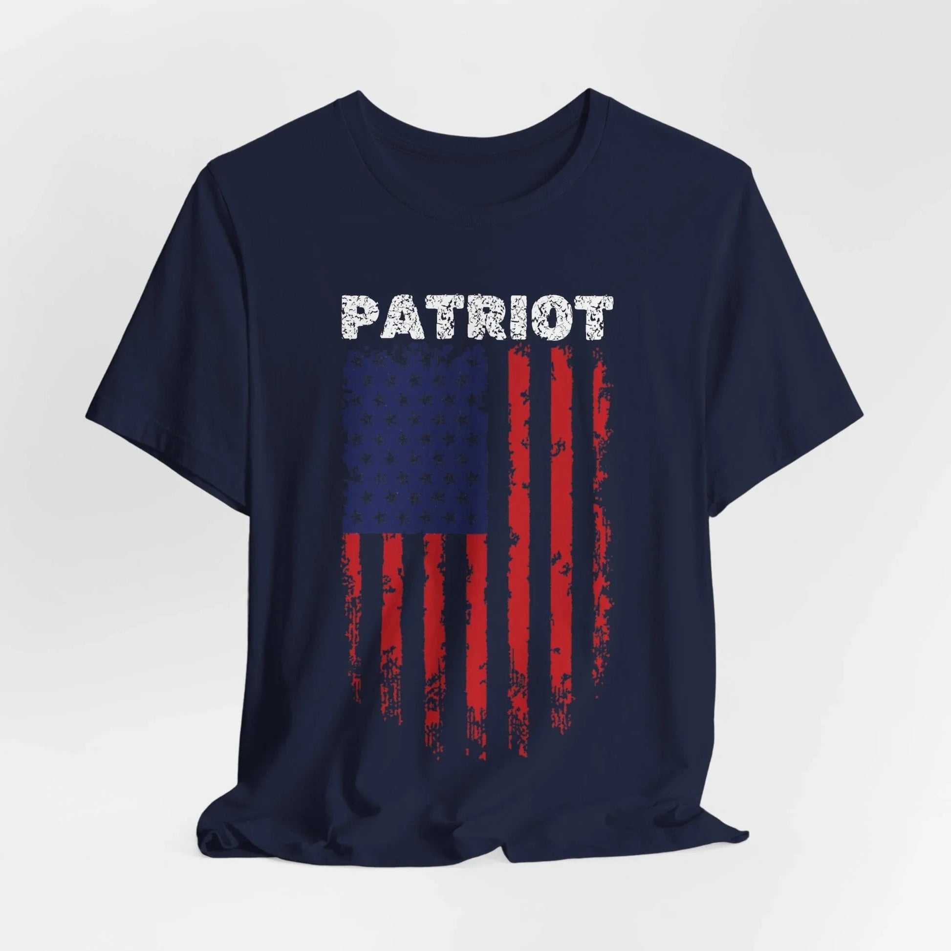 Patriot Flag Unisex T-Shirt, American Pride Tee, Fearless and Bold Shirt, USA Patriotism Top, Patriotic Gift - SKULLFURY MERCH
