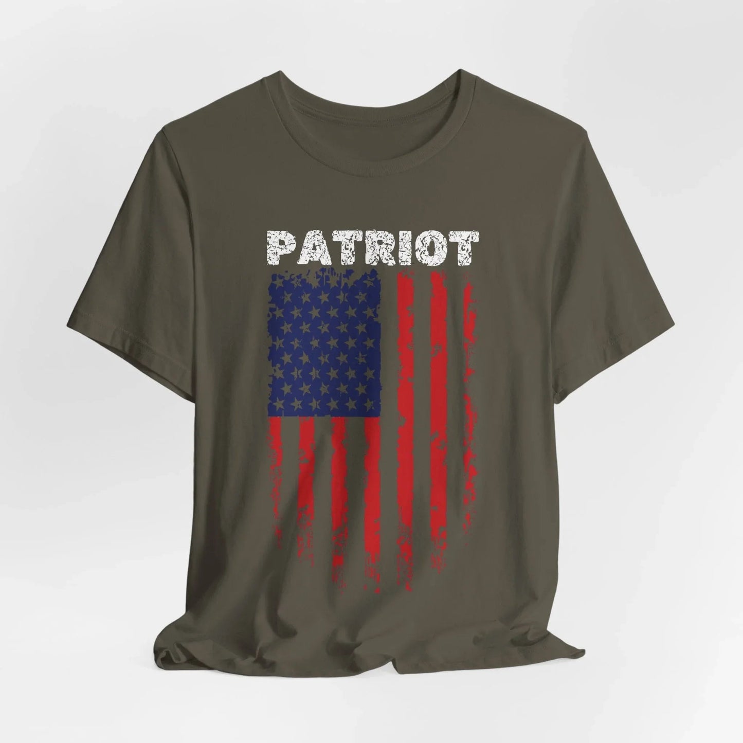 Patriot Flag Unisex T-Shirt, American Pride Tee, Fearless and Bold Shirt, USA Patriotism Top, Patriotic Gift - SKULLFURY MERCH