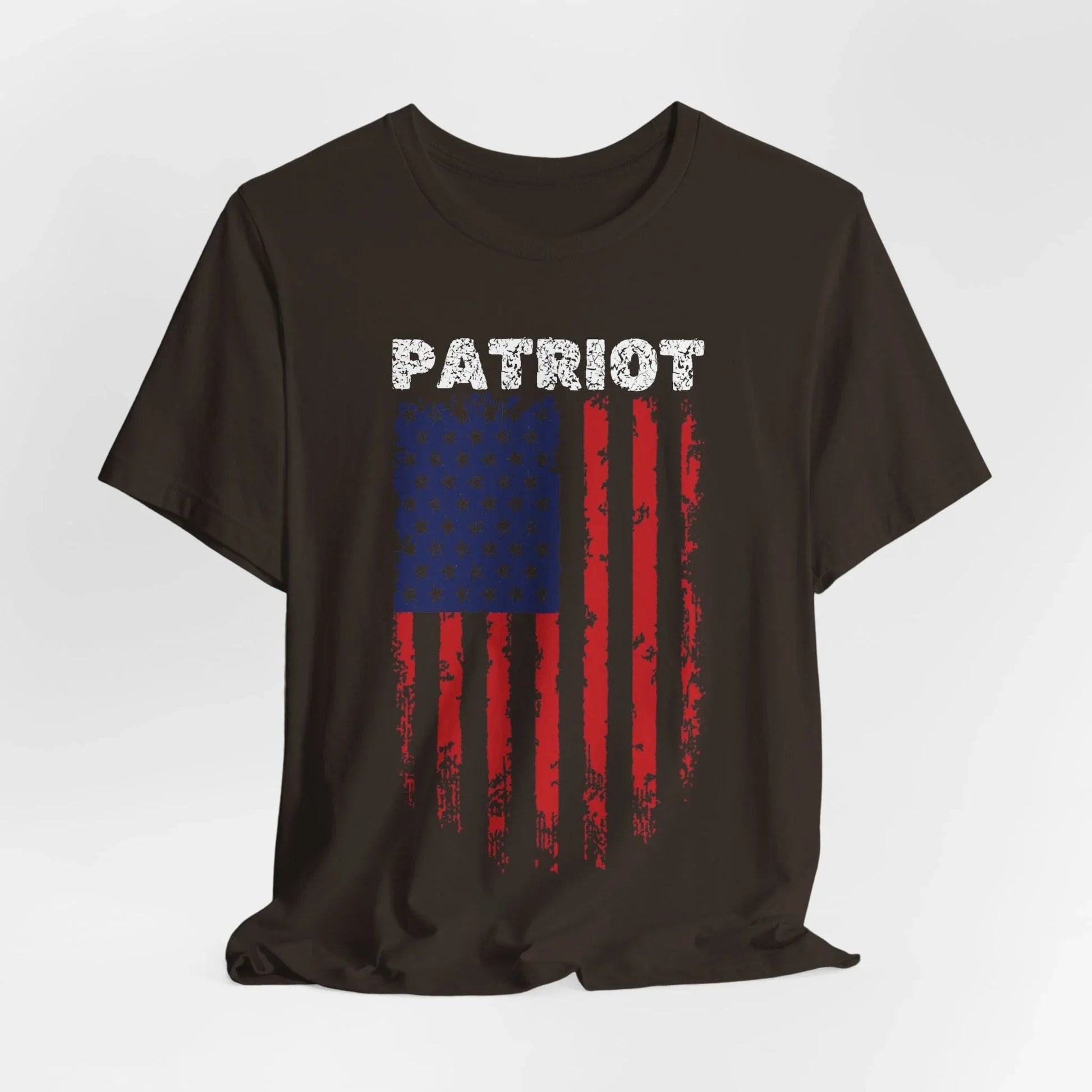 Patriot Flag Unisex T-Shirt, American Pride Tee, Fearless and Bold Shirt, USA Patriotism Top, Patriotic Gift - SKULLFURY MERCH