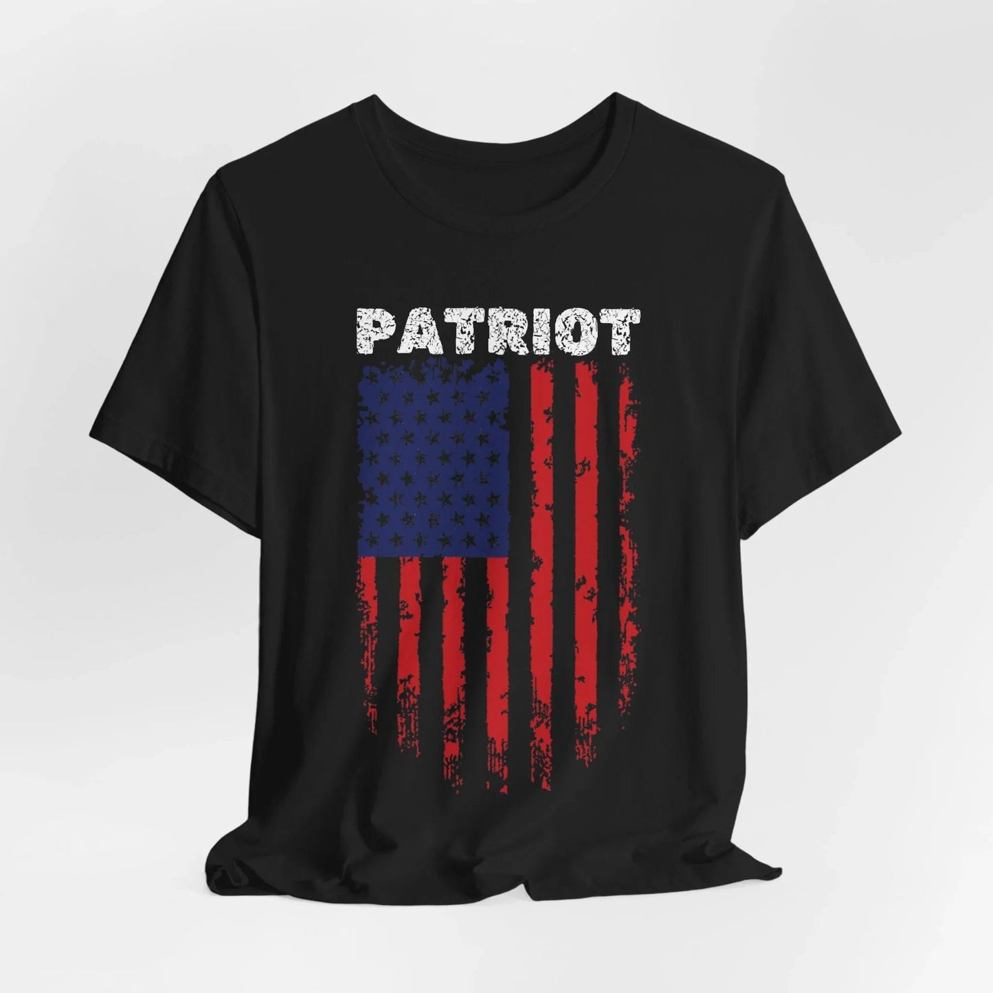 Patriot Flag Unisex T-Shirt, American Pride Tee, Fearless and Bold Shirt, USA Patriotism Top, Patriotic Gift - SKULLFURY MERCH