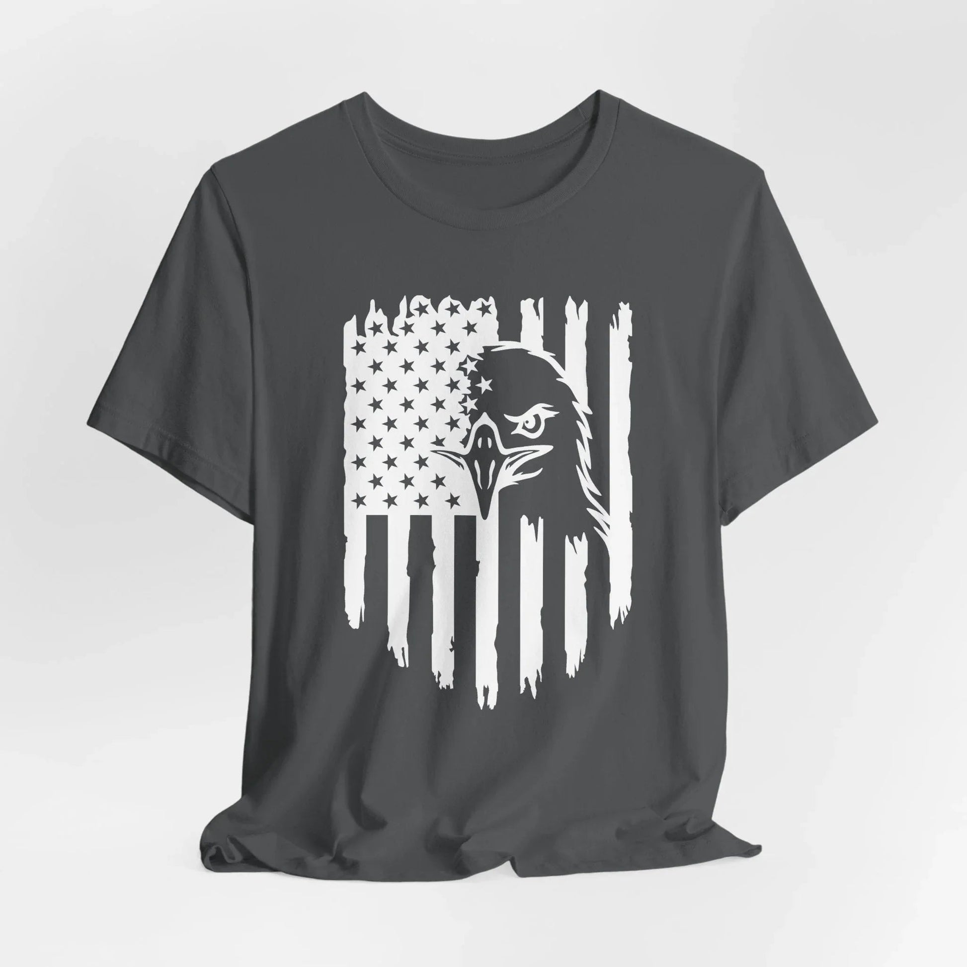 Patriotic Eagle Flag Unisex T-Shirt, Patriotism, Celebrate Freedom - American Pride Tee, USA Flag Shirt - SKULLFURY MERCH
