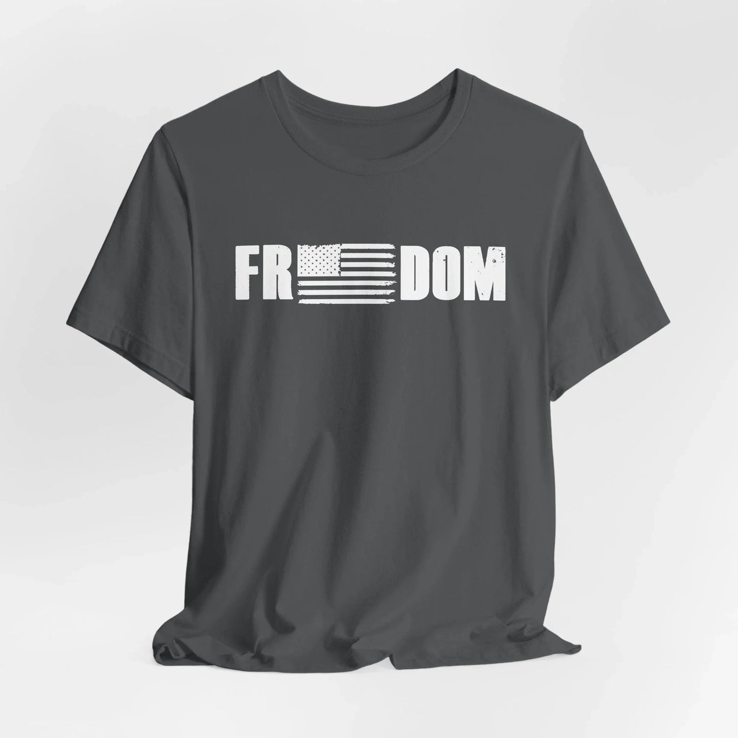 Patriotic Freedom Tee, USA Flag Shirt, Independence Day Apparel, American Pride Top, Fourth of July Tee, Patriotic Clothing - SKULLFURY MERCH