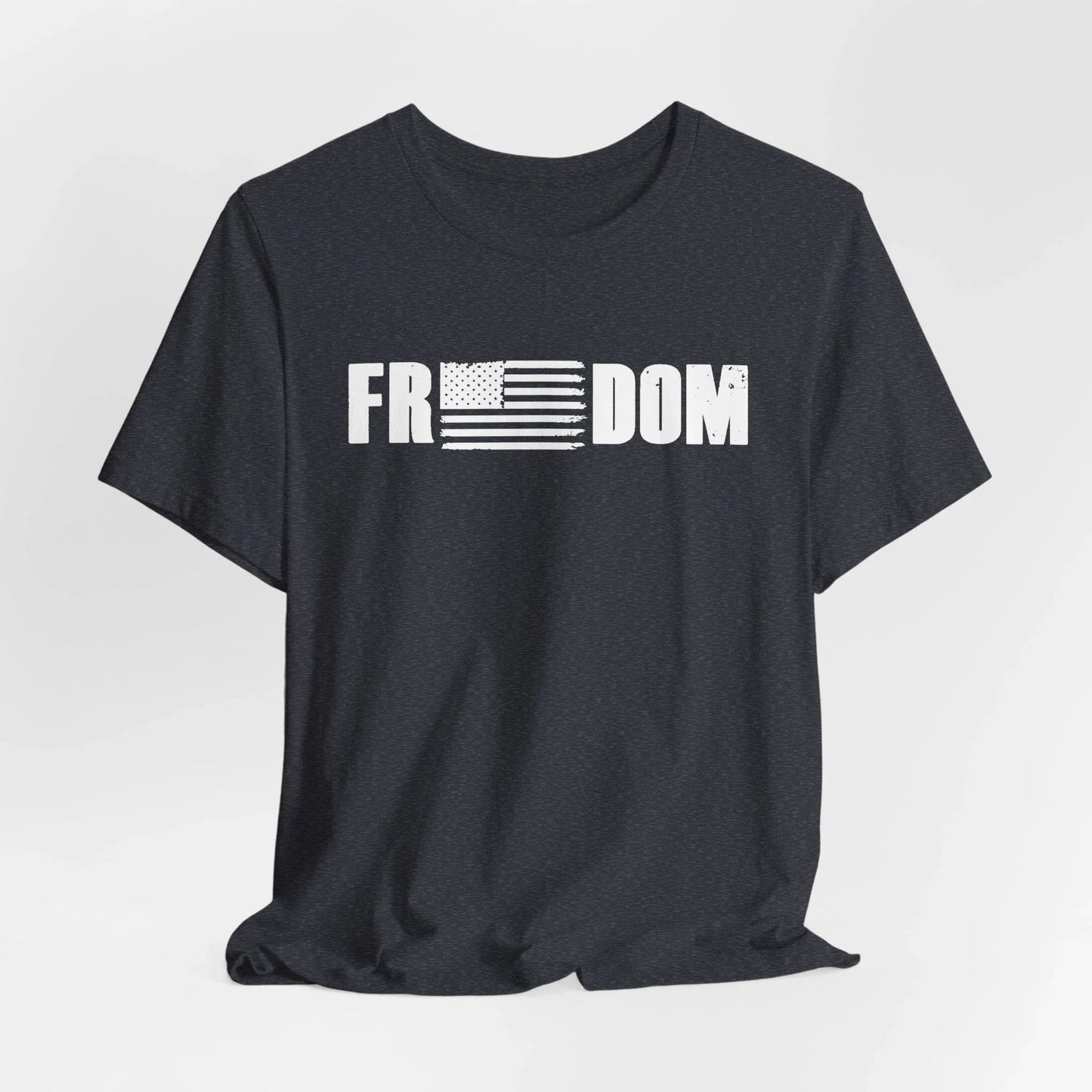 Patriotic Freedom Tee, USA Flag Shirt, Independence Day Apparel, American Pride Top, Fourth of July Tee, Patriotic Clothing - SKULLFURY MERCH