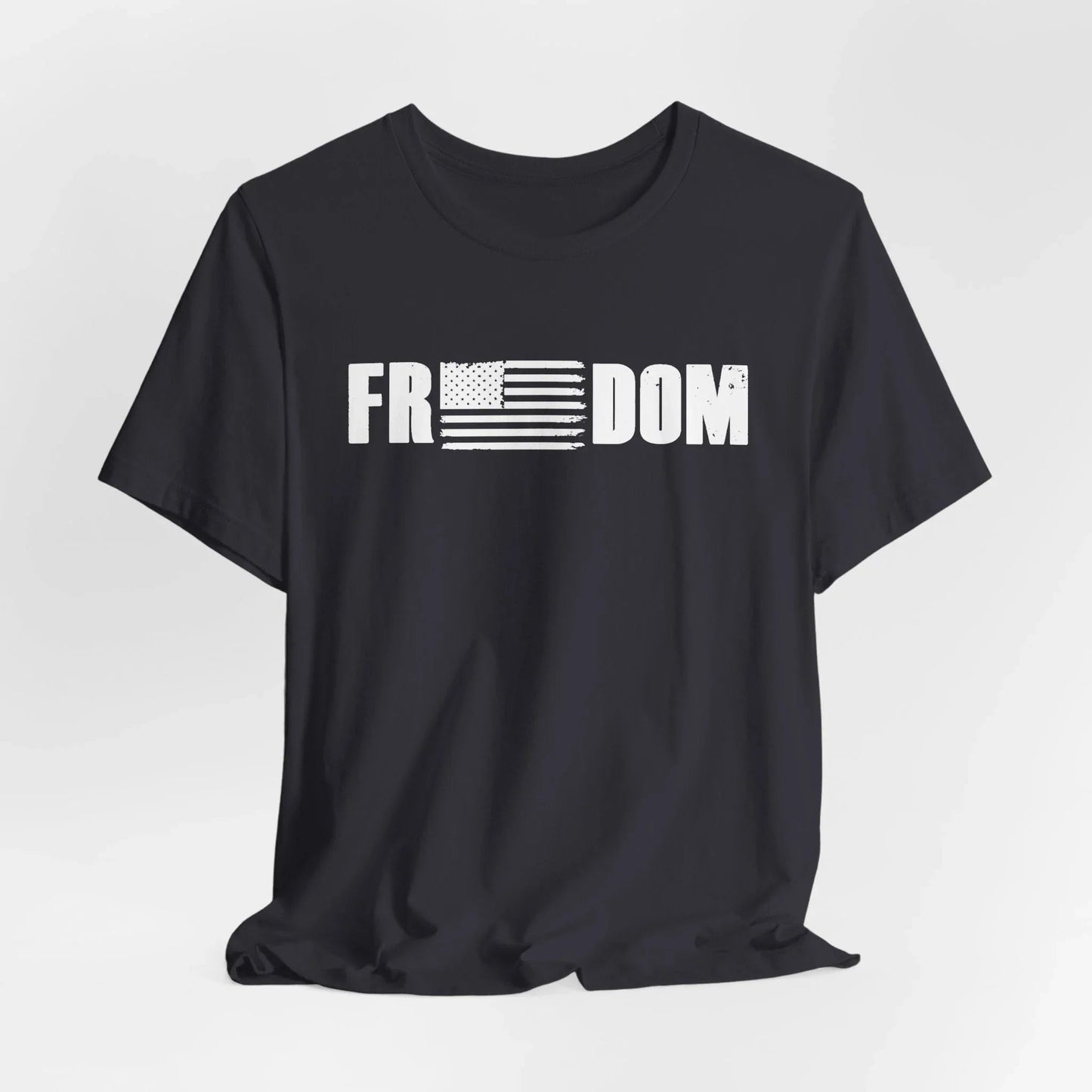 Patriotic Freedom Tee, USA Flag Shirt, Independence Day Apparel, American Pride Top, Fourth of July Tee, Patriotic Clothing - SKULLFURY MERCH