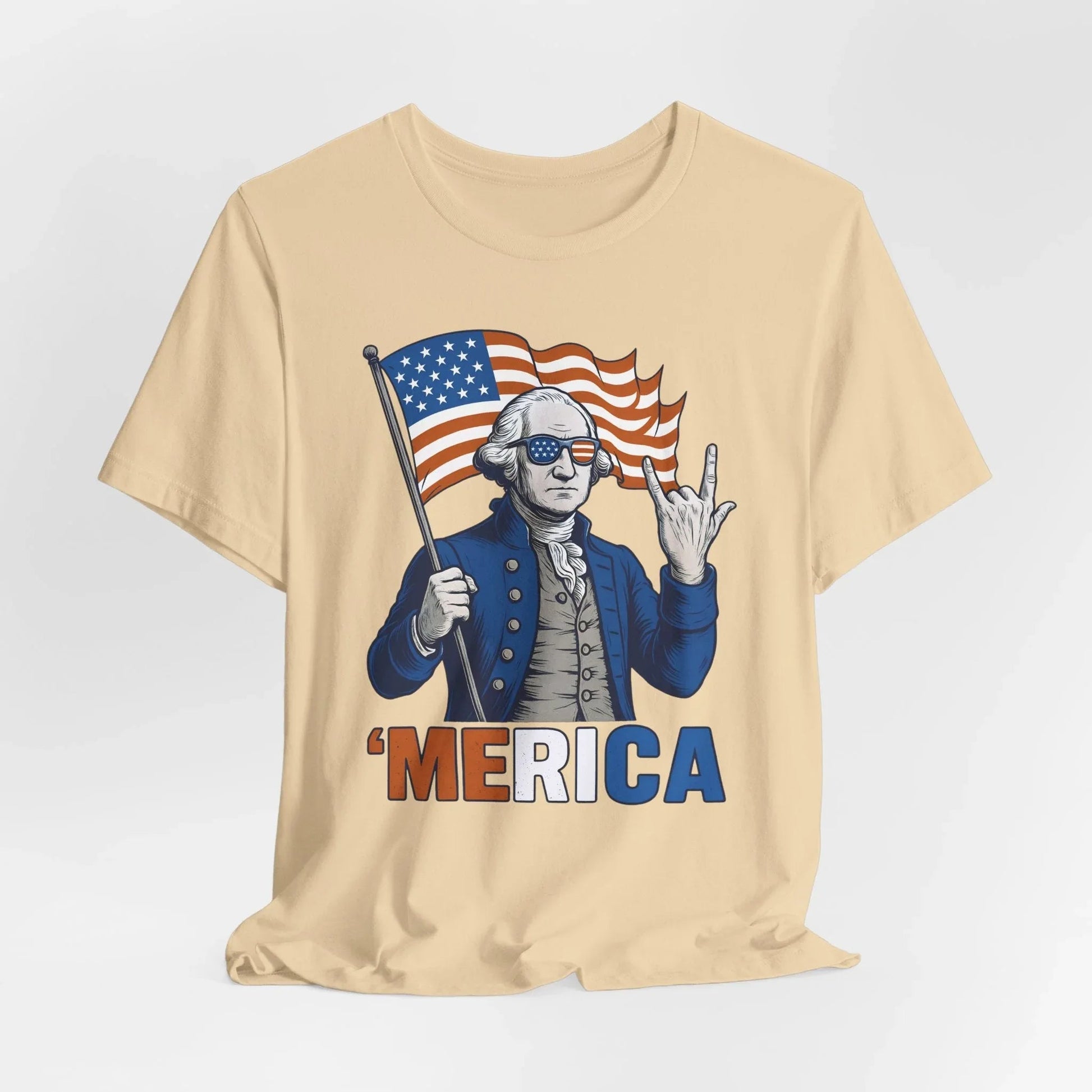 Patriotic Graphic Tee - 'Merica, 4th of July Shirt, Funny T-Shirt for Independence Day, USA Pride Clothing, Gift for Veterans - SKULLFURY MERCH