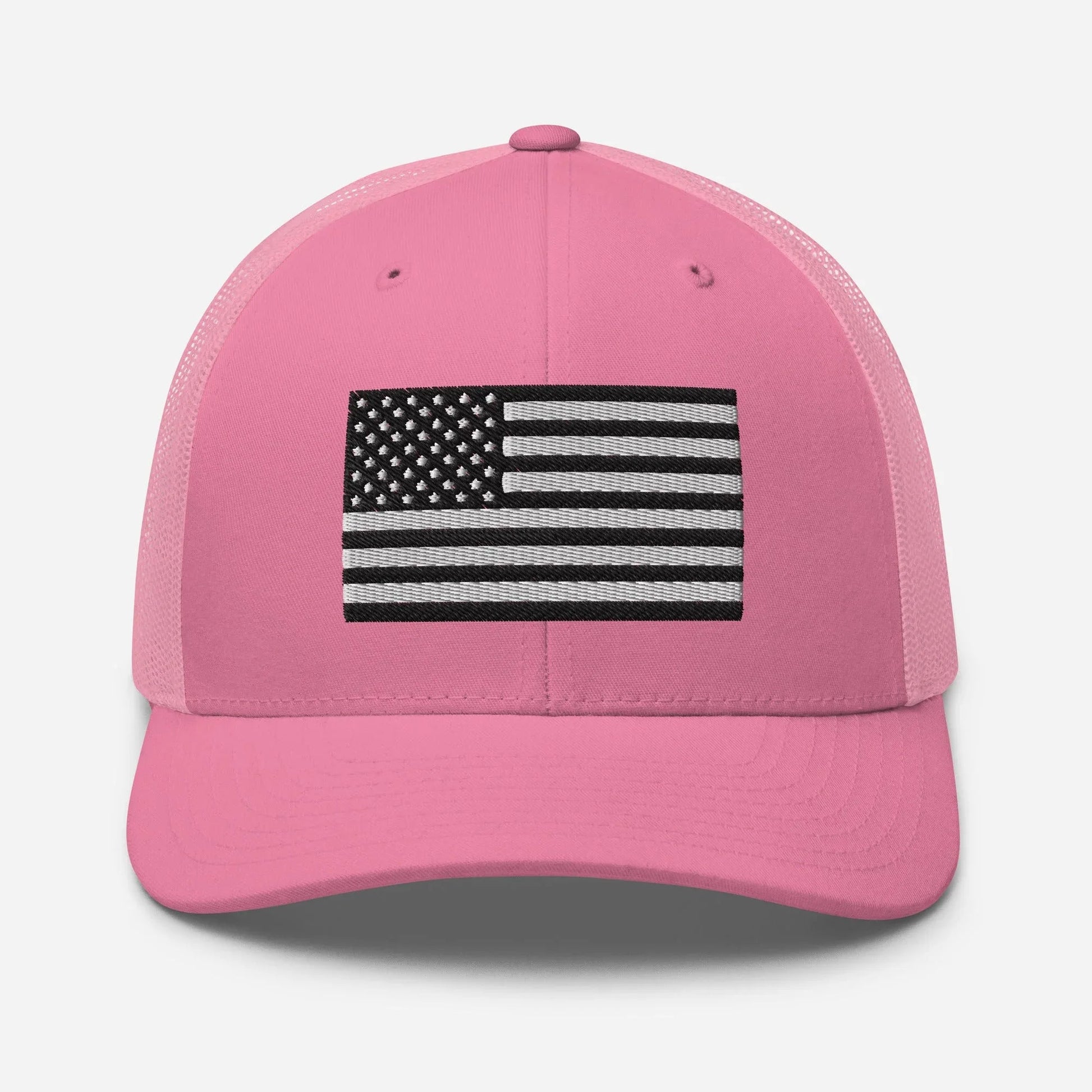 Patriotic Snapback Trucker Cap - American Flag Design - SKULLFURY MERCH