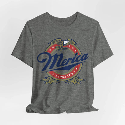 Patriotic Tee, America Shirt, Unisex Shirt, Short Sleeve Tee, 4th of July Shirt, Independence Day Tee - SKULLFURY MERCH