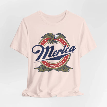 Patriotic Tee, America Shirt, Unisex Shirt, Short Sleeve Tee, 4th of July Shirt, Independence Day Tee - SKULLFURY MERCH
