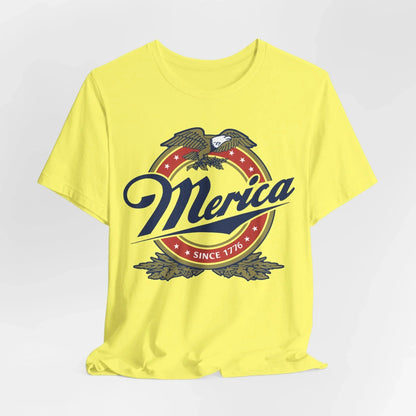 Patriotic Tee, America Shirt, Unisex Shirt, Short Sleeve Tee, 4th of July Shirt, Independence Day Tee - SKULLFURY MERCH