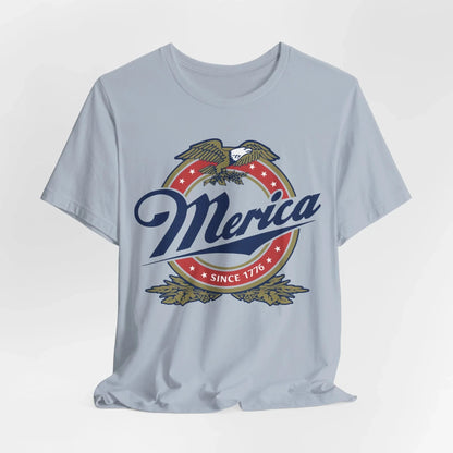 Patriotic Tee, America Shirt, Unisex Shirt, Short Sleeve Tee, 4th of July Shirt, Independence Day Tee - SKULLFURY MERCH