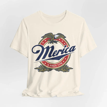 Patriotic Tee, America Shirt, Unisex Shirt, Short Sleeve Tee, 4th of July Shirt, Independence Day Tee - SKULLFURY MERCH