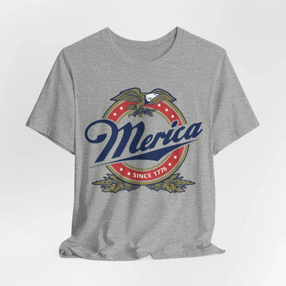 Patriotic Tee, America Shirt, Unisex Shirt, Short Sleeve Tee, 4th of July Shirt, Independence Day Tee - SKULLFURY MERCH