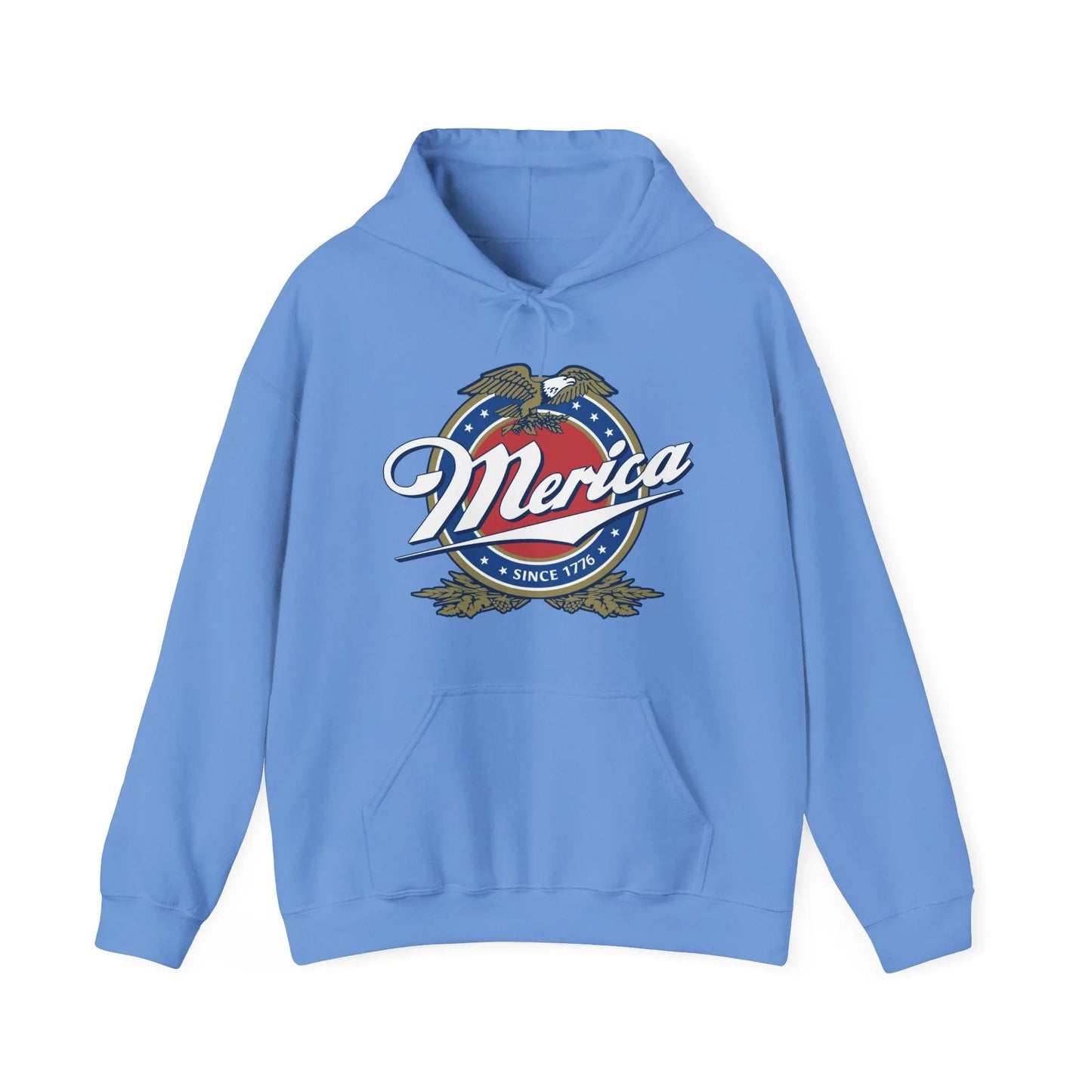 Patriotic Unisex Hoodie with Eagle Design - SKULLFURY MERCH