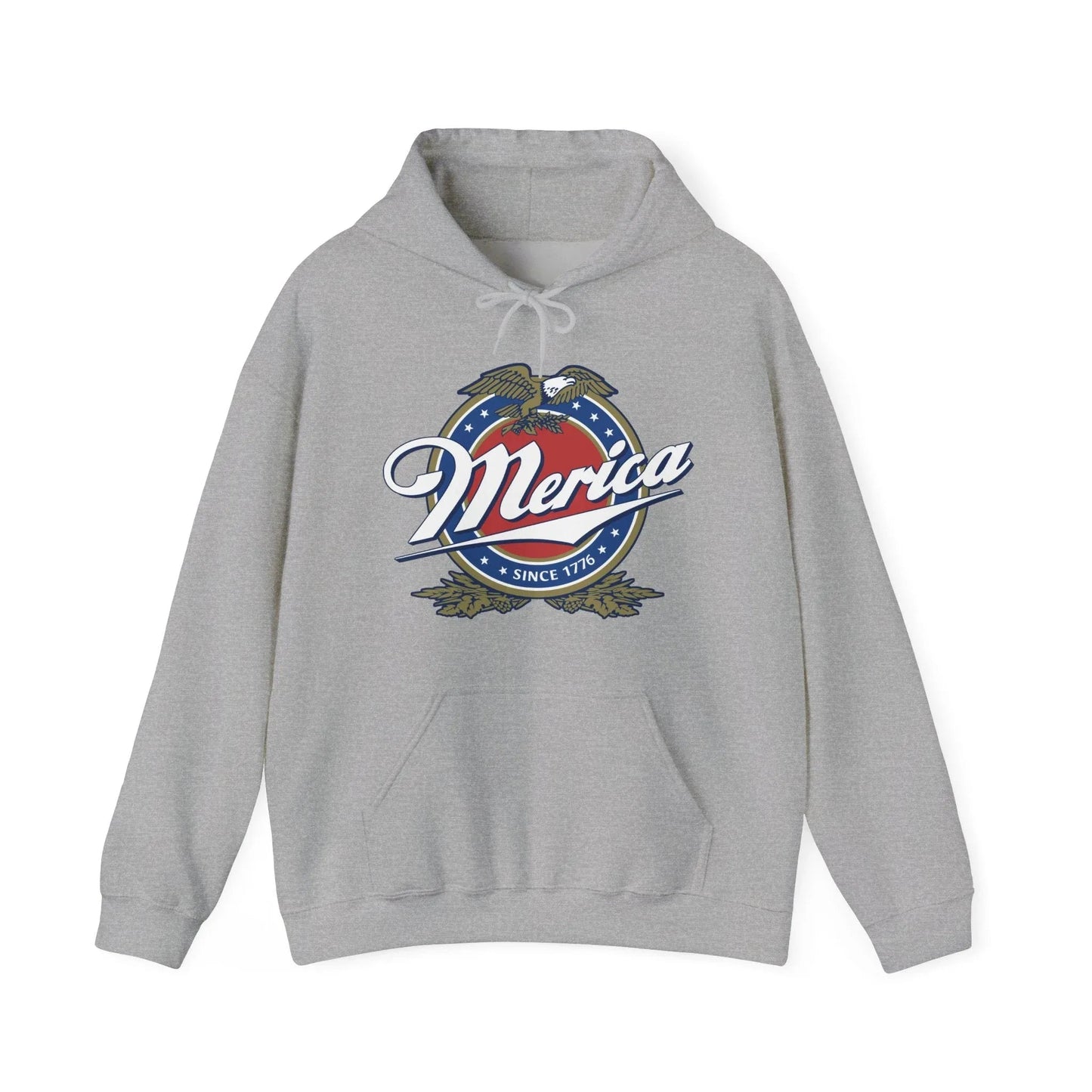 Patriotic Unisex Hoodie with Eagle Design - SKULLFURY MERCH