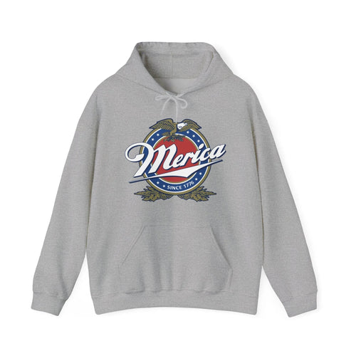 Patriotic Unisex Hoodie with Eagle Design - SKULLFURY MERCH