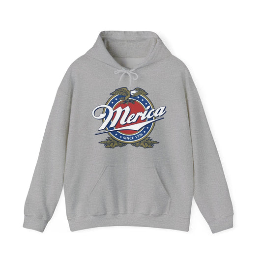 Patriotic Unisex Hoodie with Eagle Design - SKULLFURY MERCH