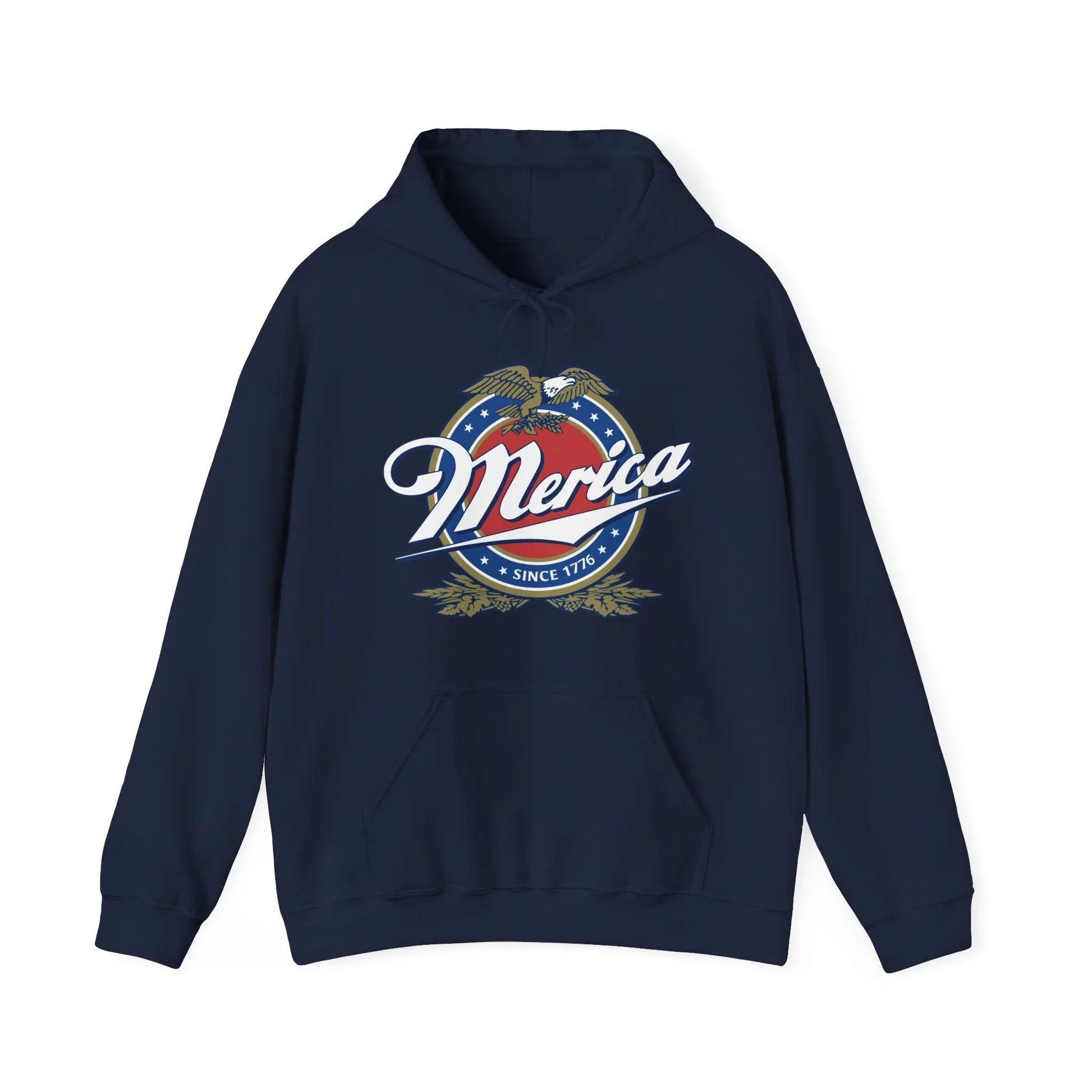 Patriotic Unisex Hoodie with Eagle Design - SKULLFURY MERCH