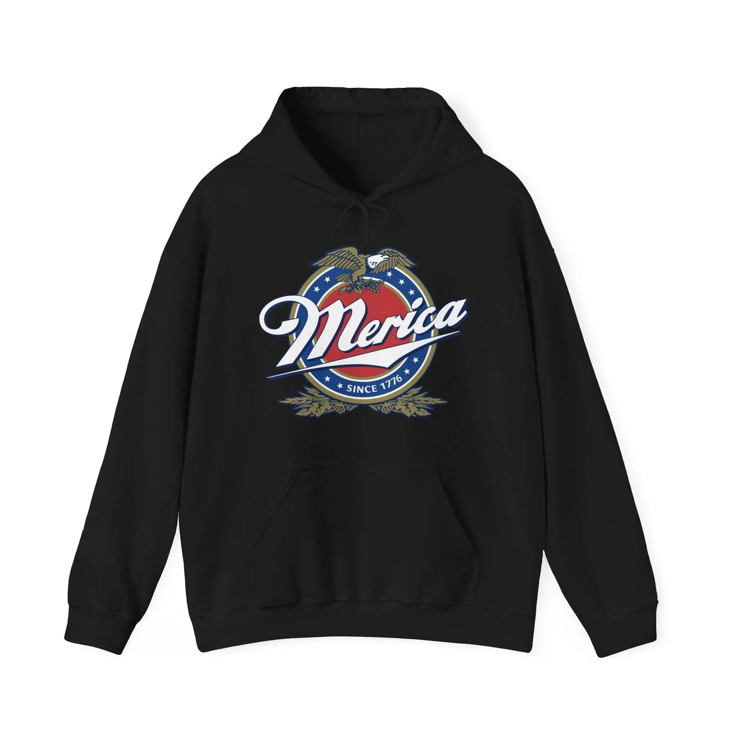 Patriotic Unisex Hoodie with Eagle Design - SKULLFURY MERCH