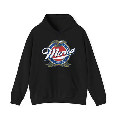 Patriotic Unisex Hoodie with Eagle Design - SKULLFURY MERCH