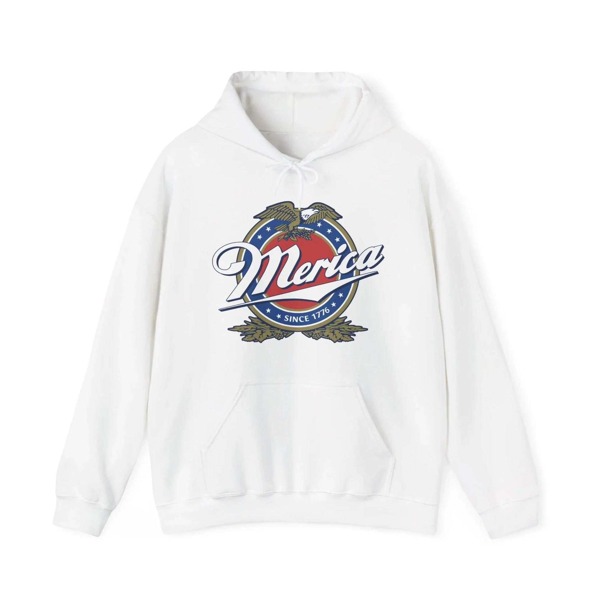 Patriotic Unisex Hoodie with Eagle Design - SKULLFURY MERCH