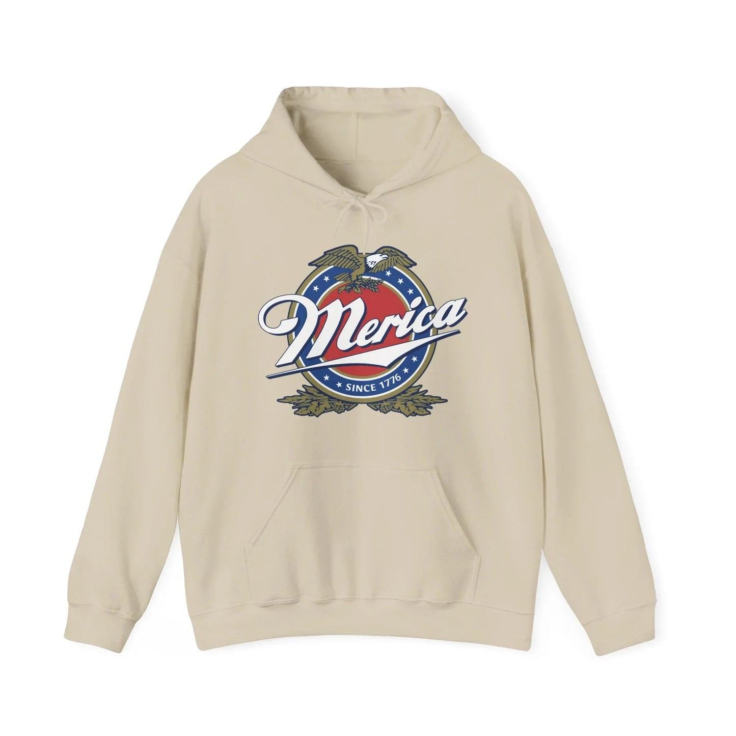 Patriotic Unisex Hoodie with Eagle Design - SKULLFURY MERCH
