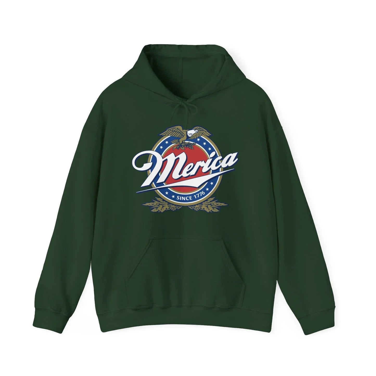 Patriotic Unisex Hoodie with Eagle Design - SKULLFURY MERCH