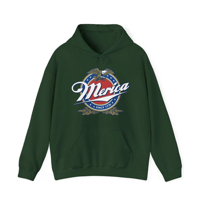 Patriotic Unisex Hoodie with Eagle Design - SKULLFURY MERCH