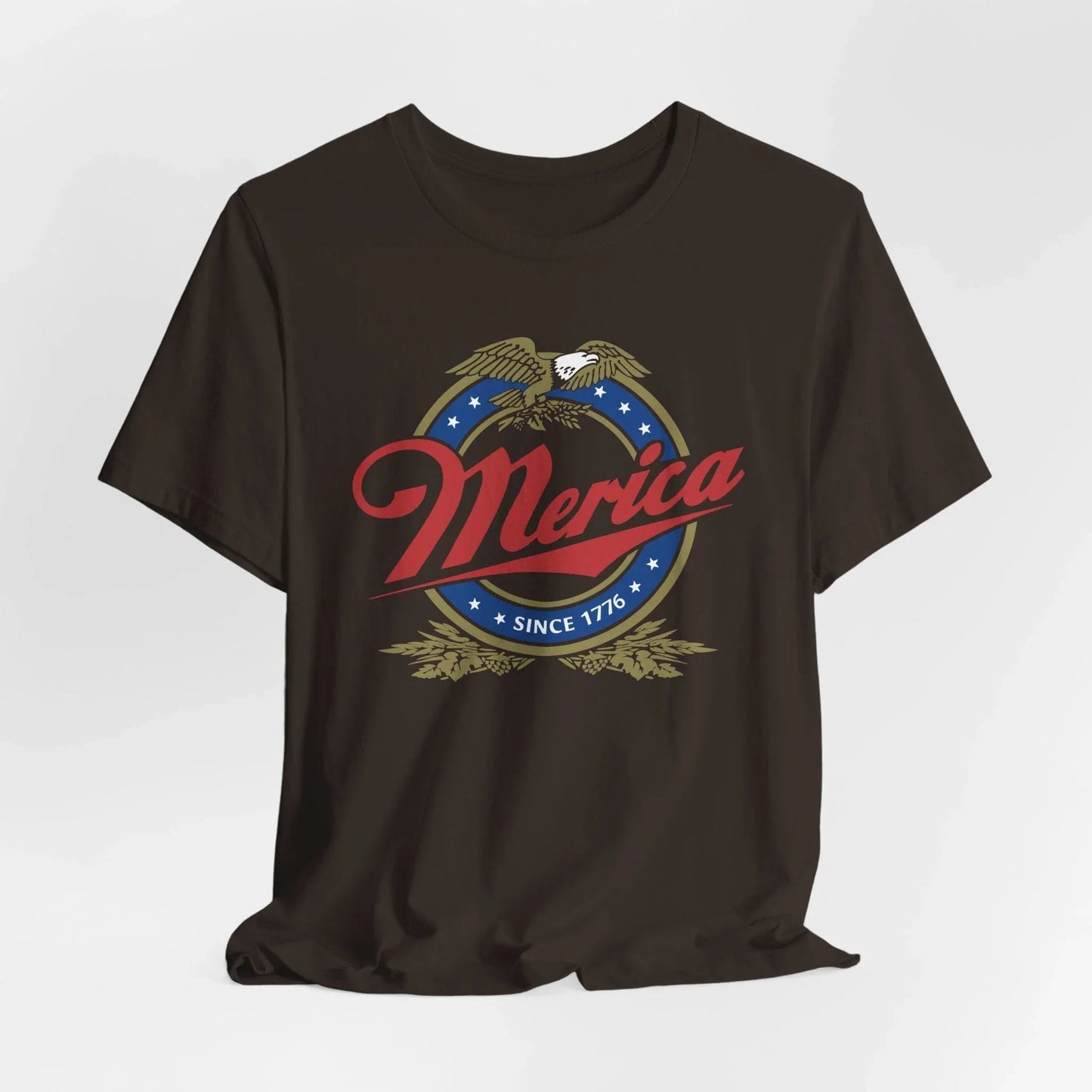 Patriotic Unisex Tee - 'Merica' Short Sleeve Shirt, 4th of July, BBQ, Casual Wear, Gift for Him/Her, USA Pride Apparel - SKULLFURY MERCH