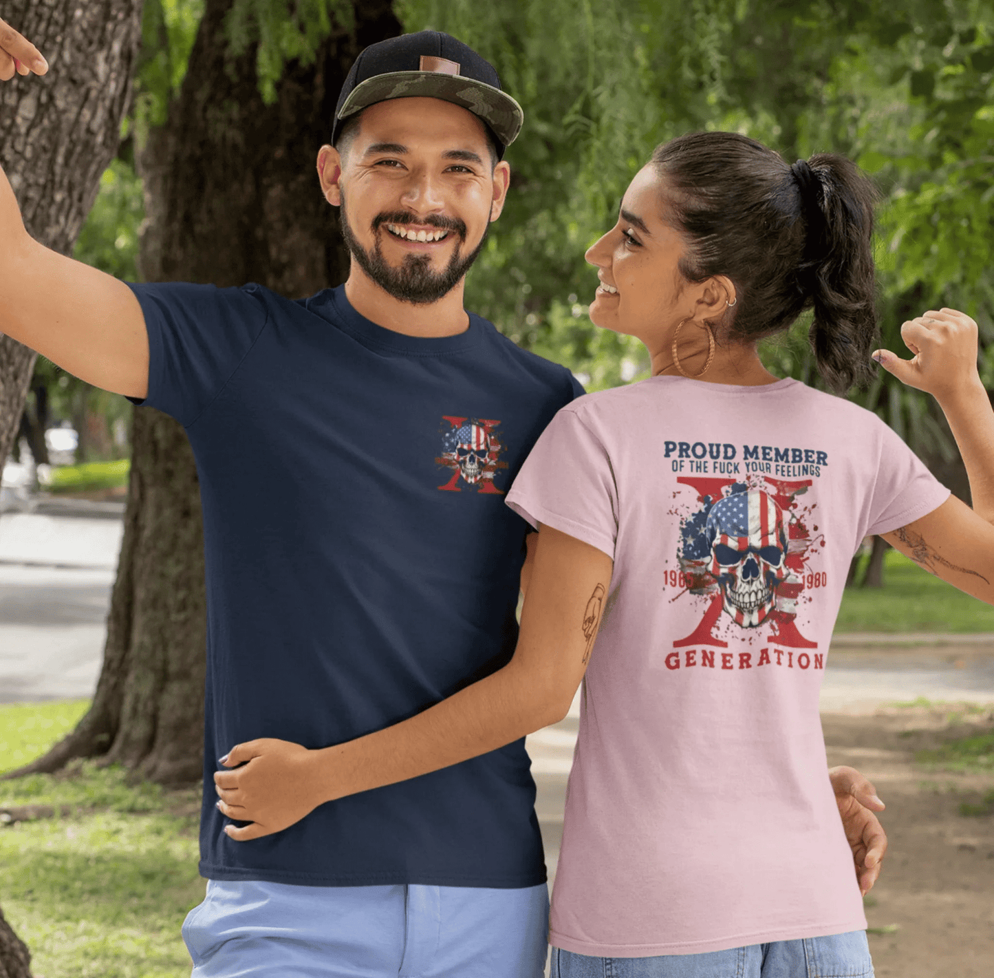 Proud Member of the Fuck Your Feelings X Generation Unisex T-Shirt, Gen X Skull Graphic Tee - SKULLFURY MERCH