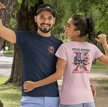 Proud Member of the Fuck Your Feelings X Generation Unisex T-Shirt, Gen X Skull Graphic Tee - SKULLFURY MERCH