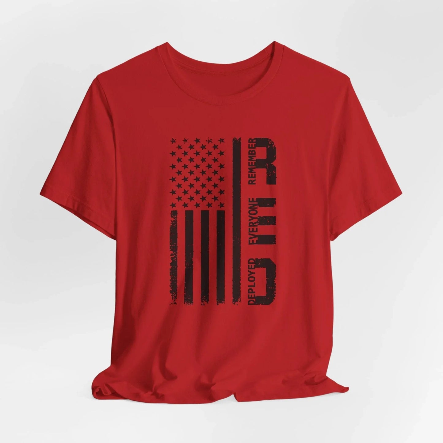 R.E.D Remember Everyone Deployed Unisex T-Shirt, Military Support Tee, Patriotic Shirt, Veteran Gift, Armed Forces Apparel - SKULLFURY MERCH