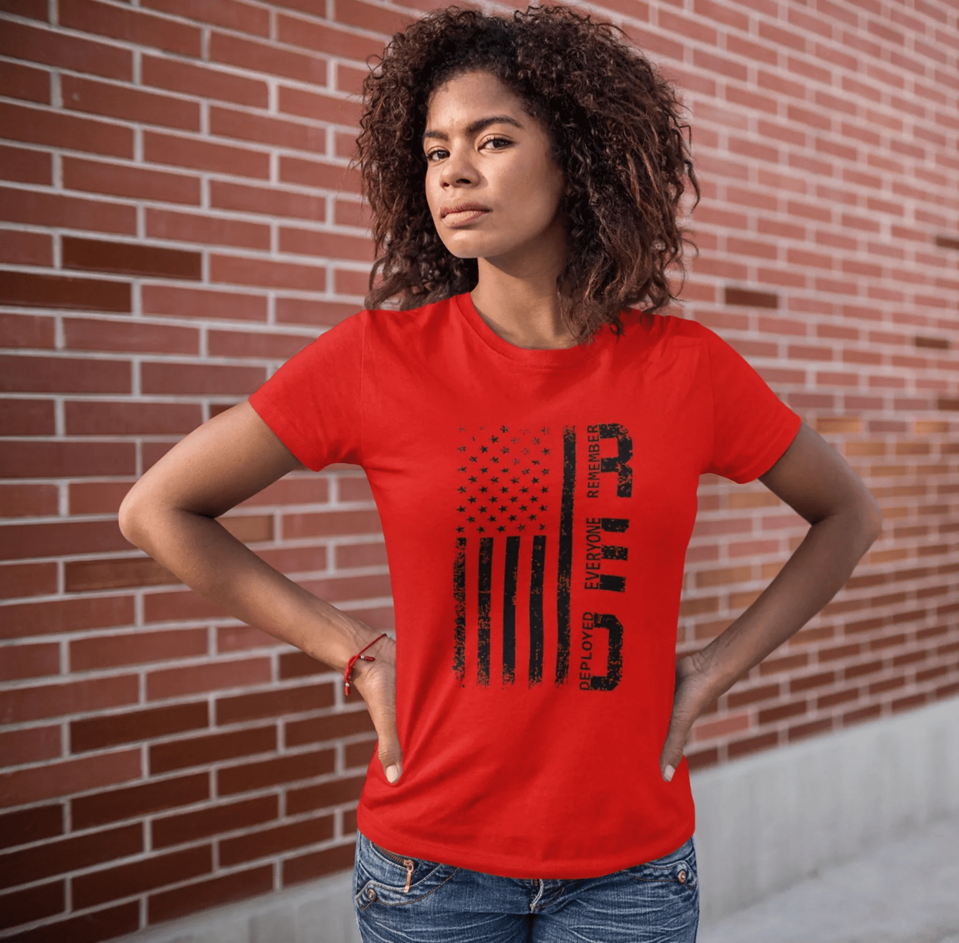 R.E.D Remember Everyone Deployed Unisex T-Shirt, Military Support Tee, Patriotic Shirt, Veteran Gift, Armed Forces Apparel - SKULLFURY MERCH