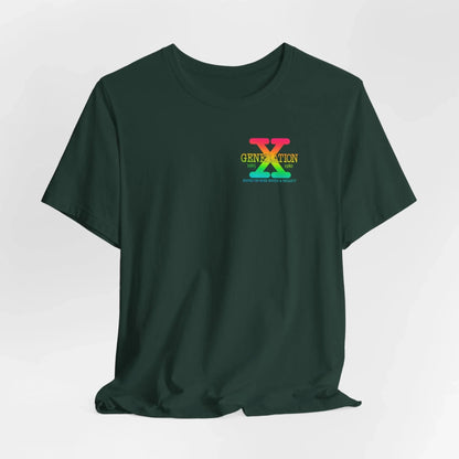 Retro Gen X T-Shirt, Vintage Style Tee, Unisex Graphic Tee, Nostalgic 80s Shirt, Perfect for Gen X Fans, Gift for Retro Lovers - SKULLFURY MERCH