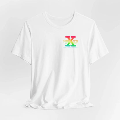 Retro Gen X T-Shirt, Vintage Style Tee, Unisex Graphic Tee, Nostalgic 80s Shirt, Perfect for Gen X Fans, Gift for Retro Lovers - SKULLFURY MERCH