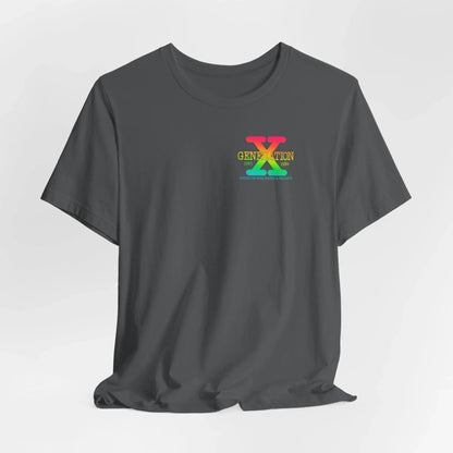 Retro Gen X T-Shirt, Vintage Style Tee, Unisex Graphic Tee, Nostalgic 80s Shirt, Perfect for Gen X Fans, Gift for Retro Lovers - SKULLFURY MERCH