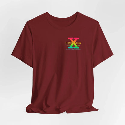 Retro Gen X T-Shirt, Vintage Style Tee, Unisex Graphic Tee, Nostalgic 80s Shirt, Perfect for Gen X Fans, Gift for Retro Lovers - SKULLFURY MERCH
