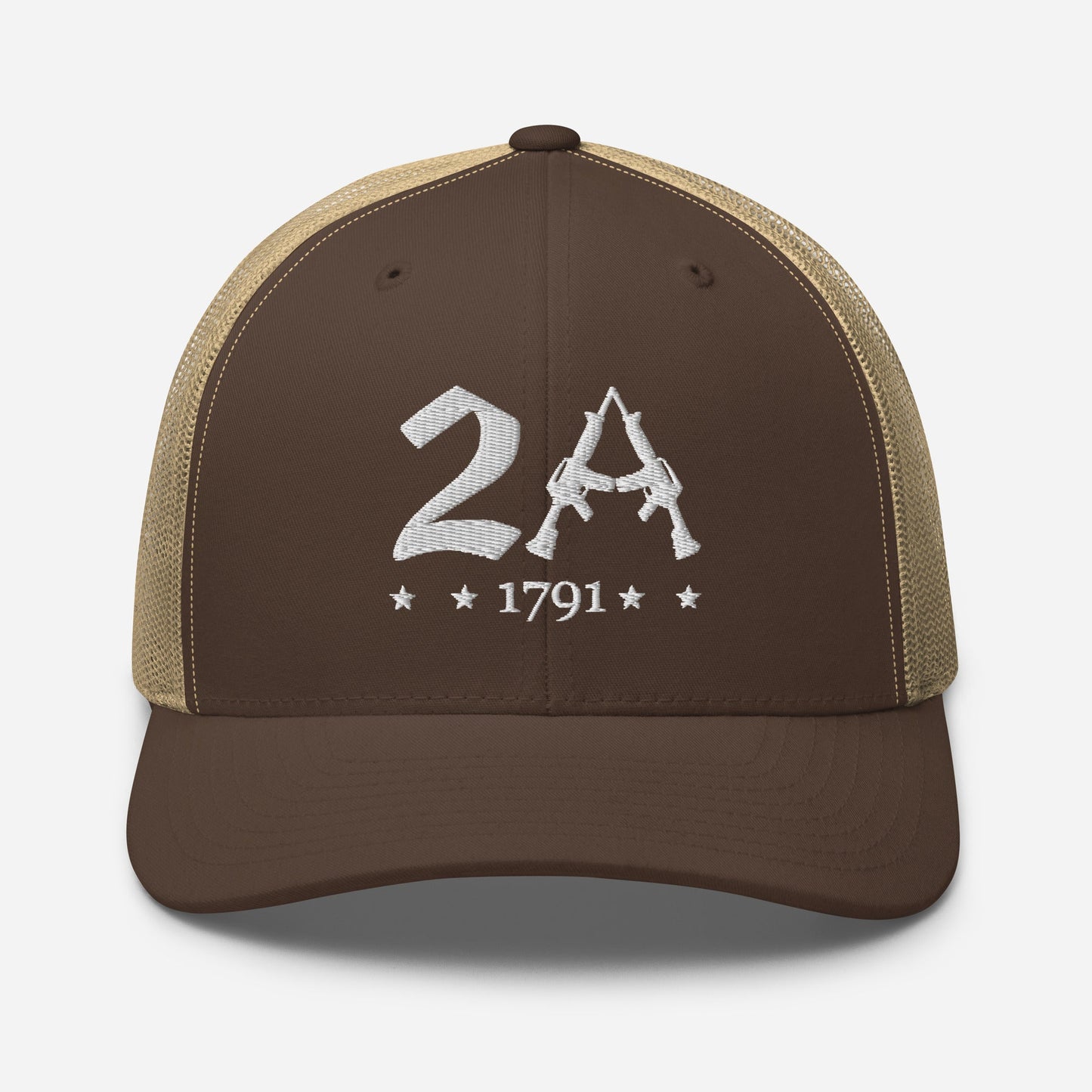 2A Vintage Snapback Trucker Cap - Patriotic Style for All Occasions