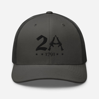 2A 1791 Snapback Trucker Cap - Second Amendment Pride