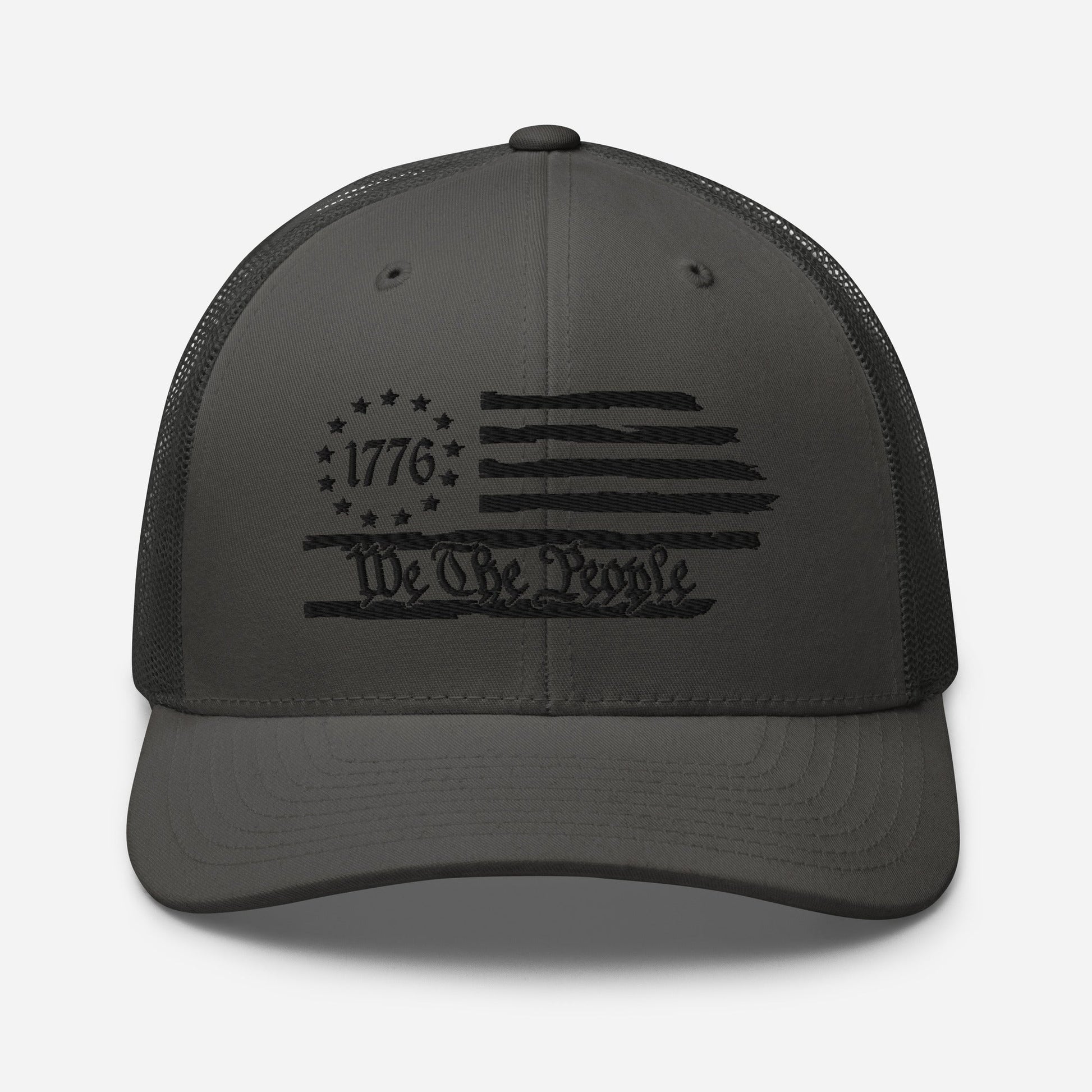 We The People 1776 Trucker Hat USA, American Flag Snapback Trucker Cap