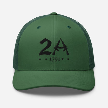 2A 1791 Snapback Trucker Cap - Second Amendment Pride