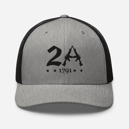 2A 1791 Snapback Trucker Cap - Second Amendment Pride