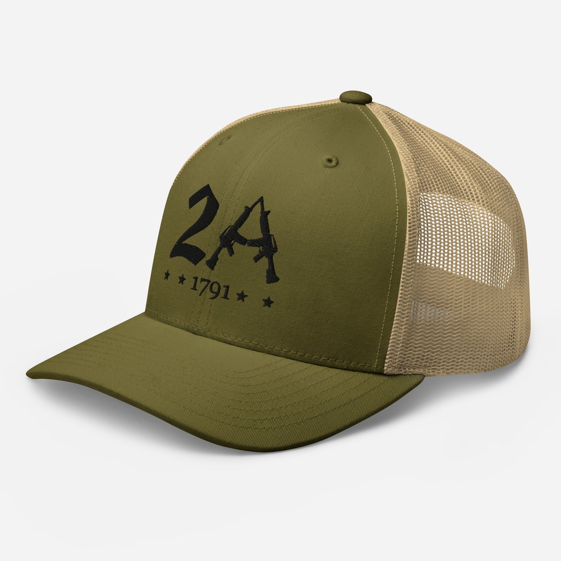 2A 1791 Snapback Trucker Cap - Second Amendment Pride