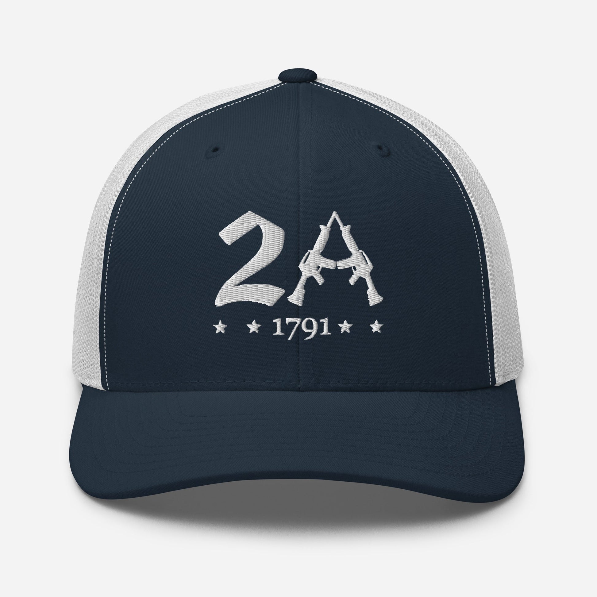 2A Vintage Snapback Trucker Cap - Patriotic Style for All Occasions